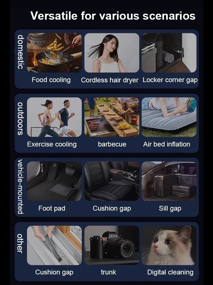 130000 Мини-воздуходувка RPM ручной электрический турбореактивный вентилятор