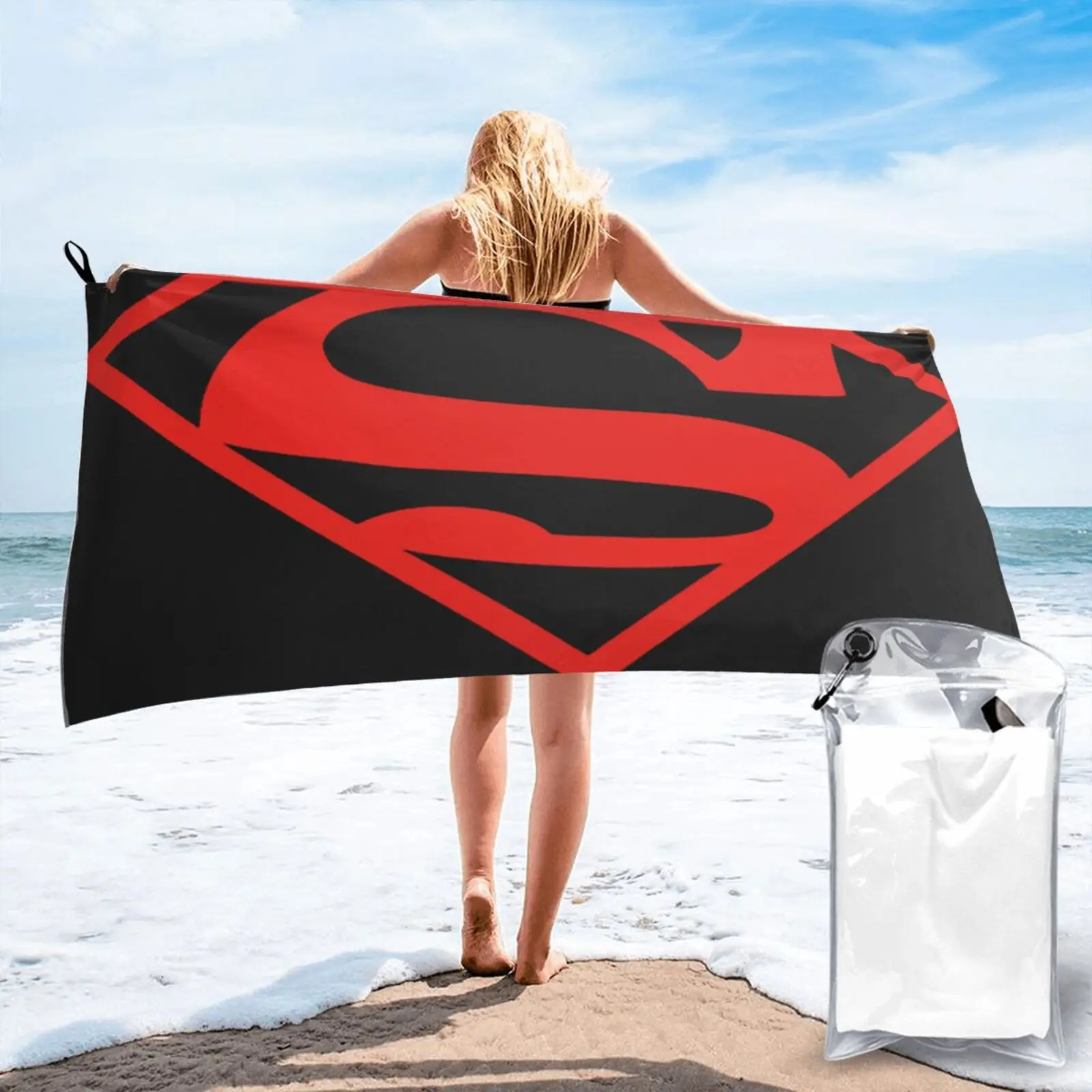 

1020 г., комиксы Superboy Ed, пляжное полотенце, кухонное полотенце, Товары для ванной комнаты, детское полотенце для ванны и сауны, махровое полотен...