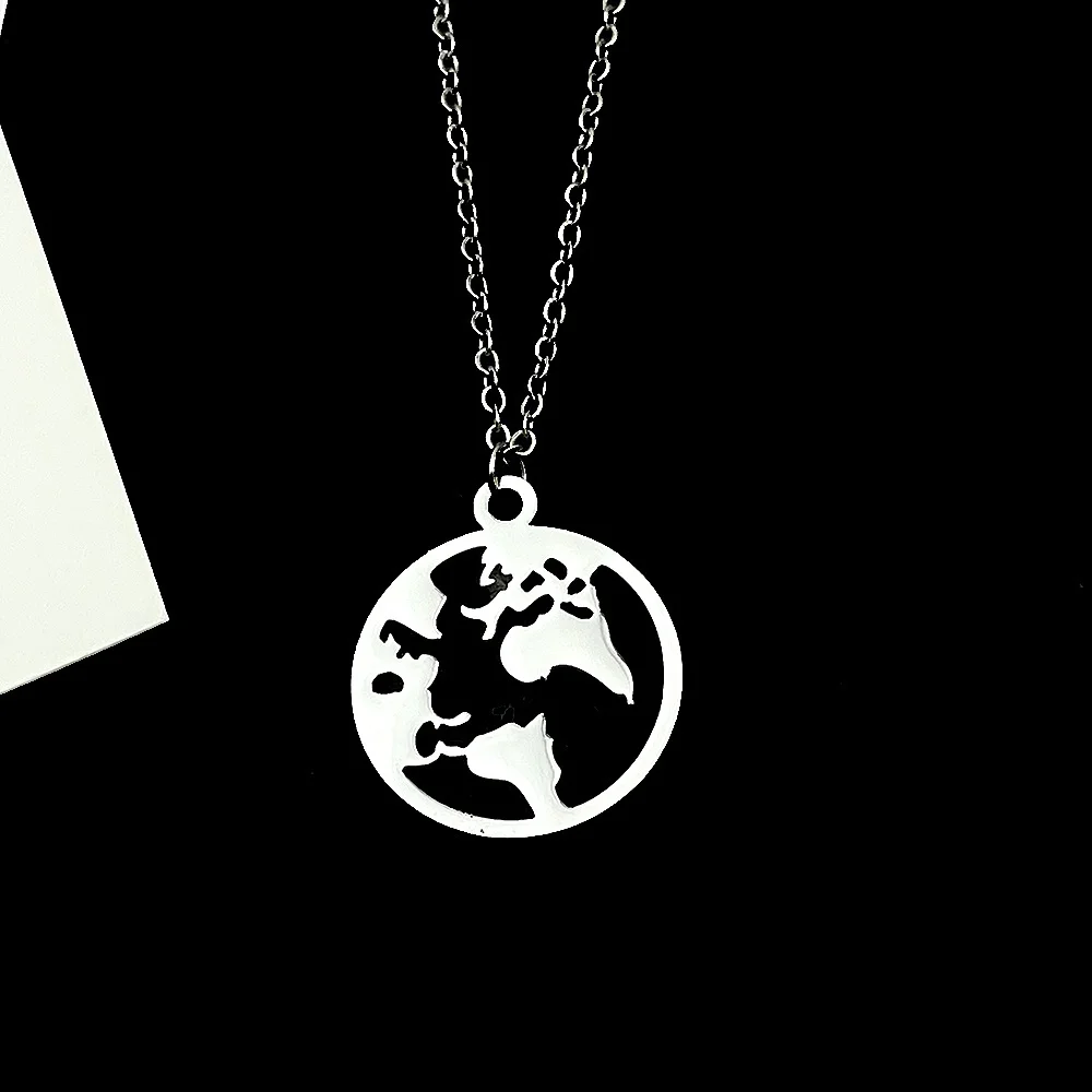 

The New Hot Stainless Steel Necklace For Women Men Personality Pendant Fashion Upscale Silver/Rose Gold Necklace Beautiful Gift