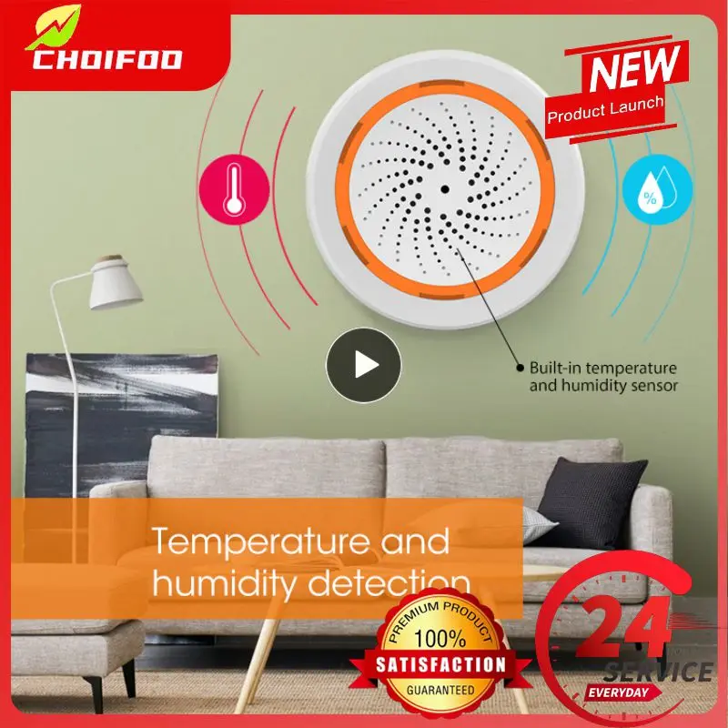 

1/2/3PCS Indicator Light Sound Light Sensor 2. 4ghz Siren 3 In 1 Sensor Low Power Consumption Multifunctional Ultra-fast