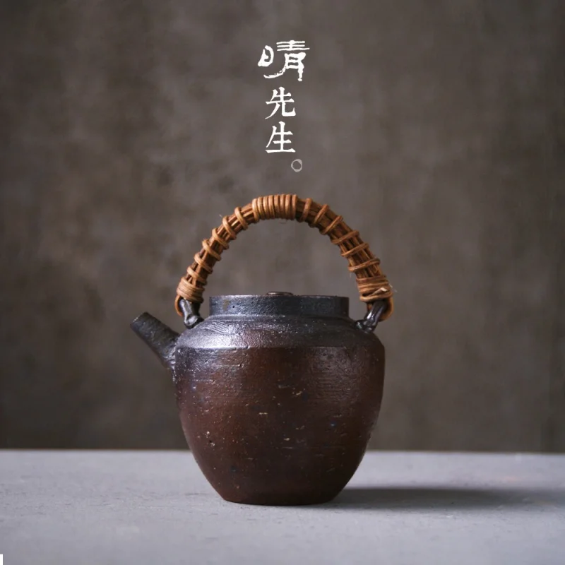 

Старая каменная глина, японский чайник с ручкой в виде петли, керамическая посуда, чайник для заваривания чая, чайник, чайная плита, спиртова...