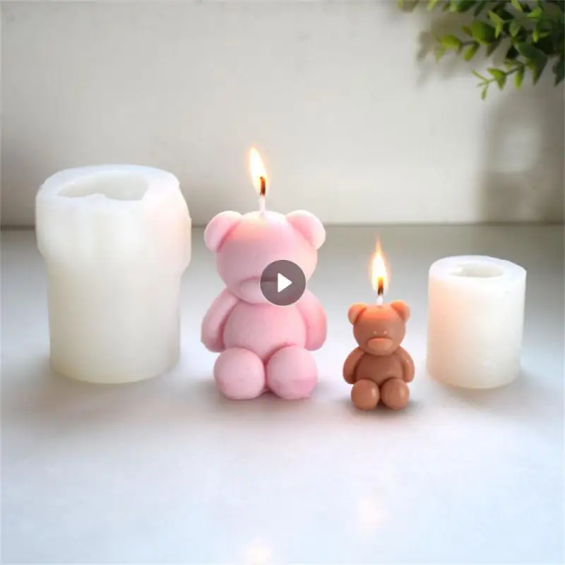 

Baking Mold High Quality Fun Durable Cartoon Diy Unique Birthday Party And Wedding Gift Maker Kit Clay Mold Flexible Bear. Mold