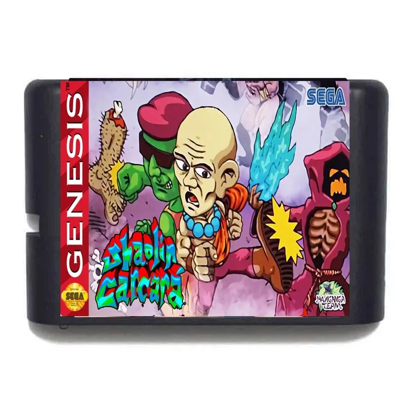 Shaolin Carcará  English Version USA MD 16Bit Game Card For Mega Drive Genesis