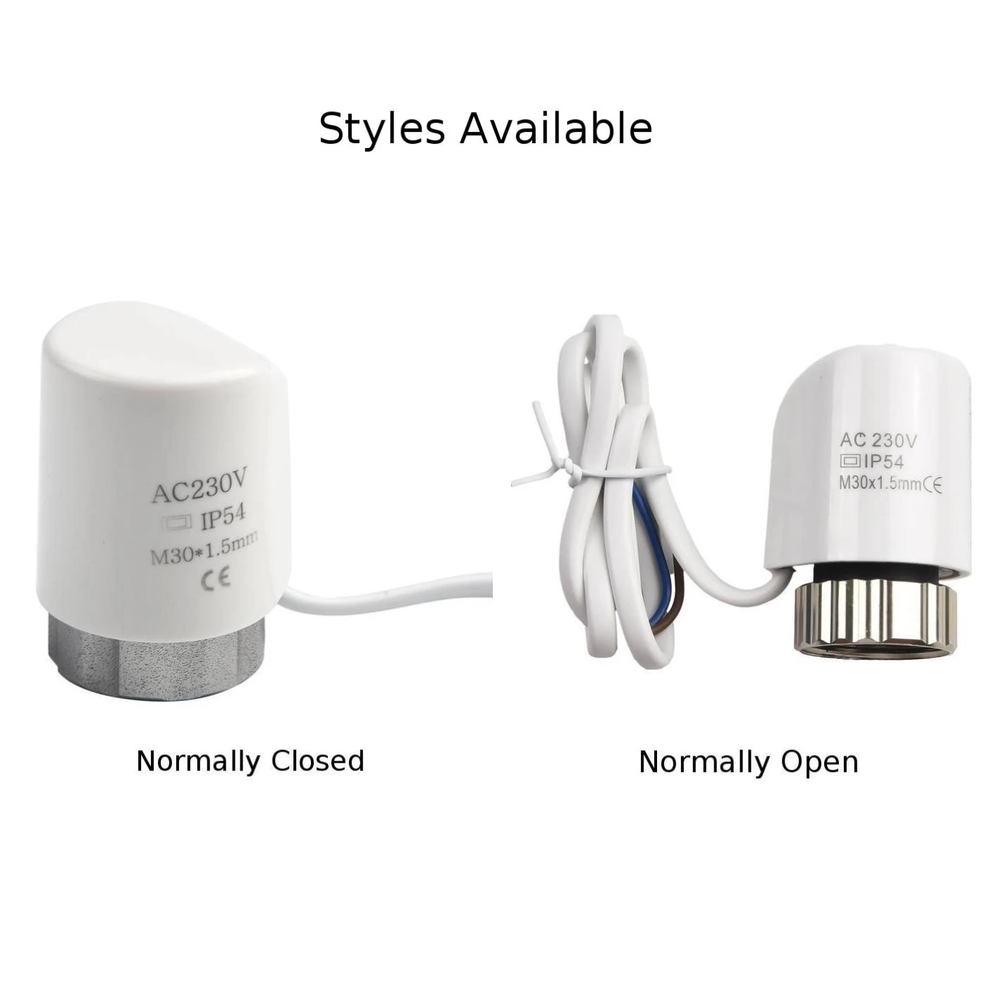 Электропривод для теплого пола 1 5 В переменного тока M30 мм