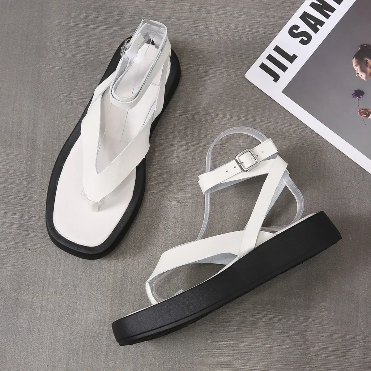 2023 Sandals Comfort Shoes for Women Suit Female Beige Summer Heels Flip Flops Platform Muffins shoe New Low Black Fashion Sprin