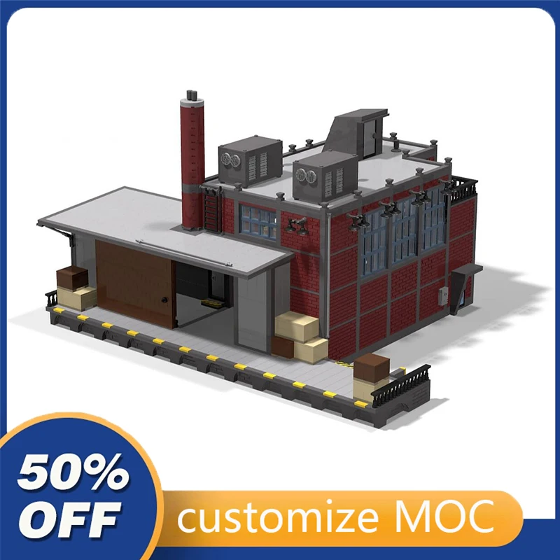

3902 шт., Детский конструктор MOC модульный склад