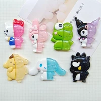 kawaii hello kitty my melody sanrio anime cute cinnamoroll kuromi cartoon phone case refrigerator patch toys for girls