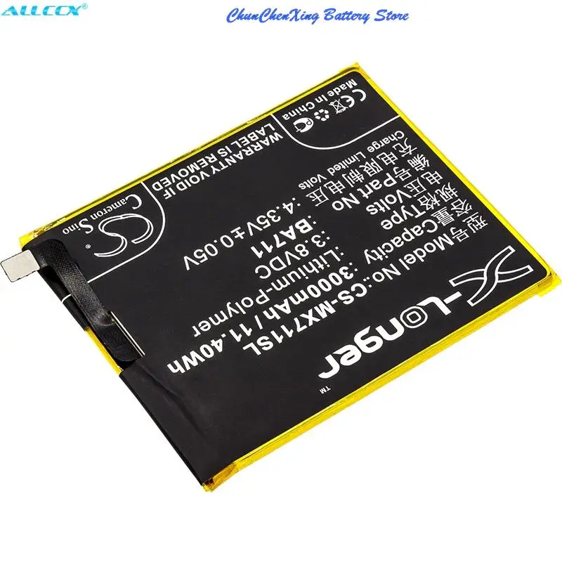 Аккумулятор Cameron Sino 3000 мАч BA711 для Meilan/MEIZU M6 Dual SIM TD-LTE Blue Charm 6 M711C M711M M711Q