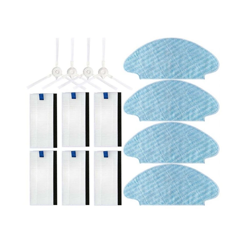 

For Puppyoo R30 /For Tefal RG6825/RG6871/RG6875 Robot Vacuum Cleaner Accessories Side Brush Hepa Filter Mop Pad
