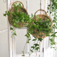 seagrass storage basket wicker basket wall hanging vegetable fruit basket for living room fruit sundries organizer home decor