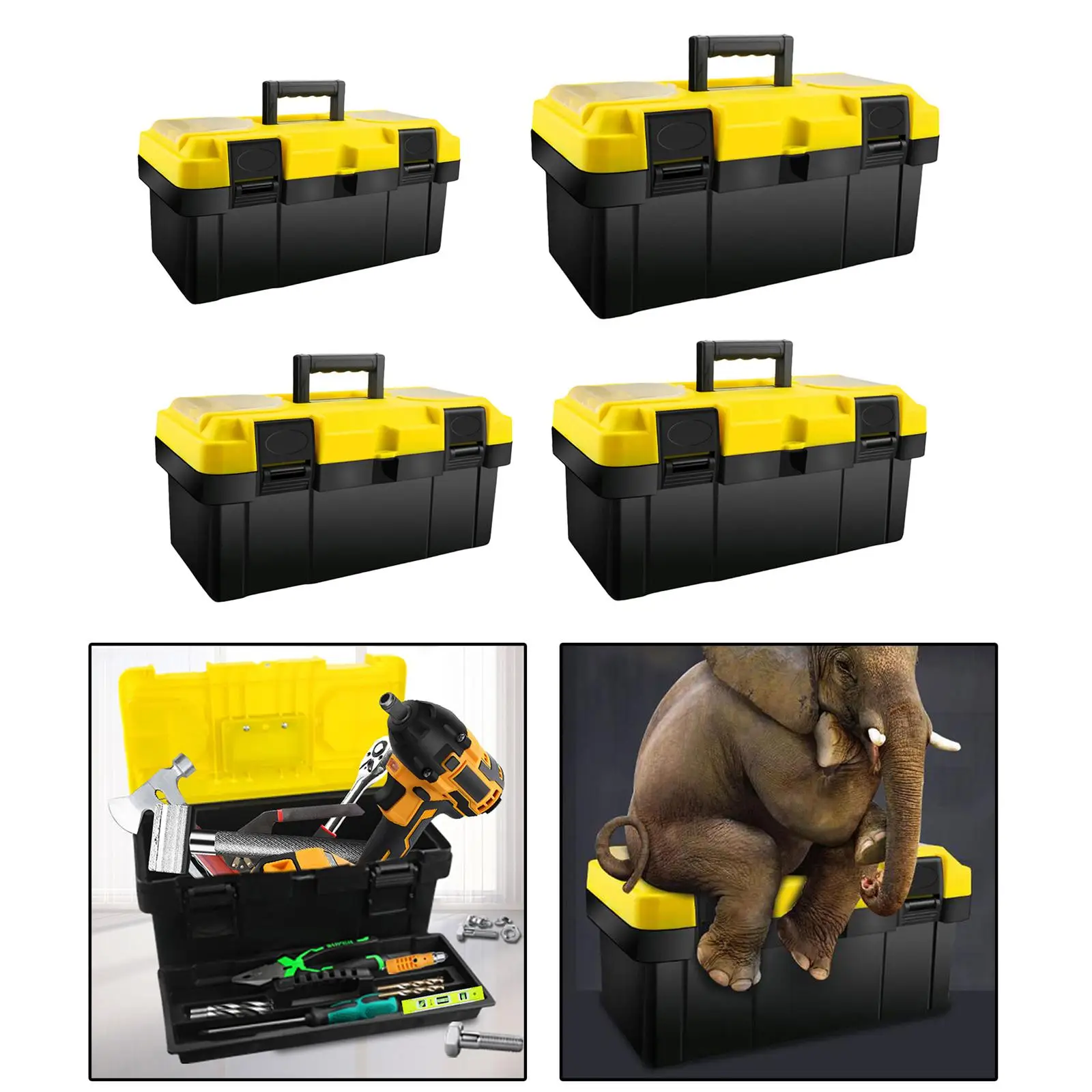 

Portable Tool Box Household Hardware Anti-Fall Case Mechanic Tools Case Toolbox for Electrician Toolbox Home