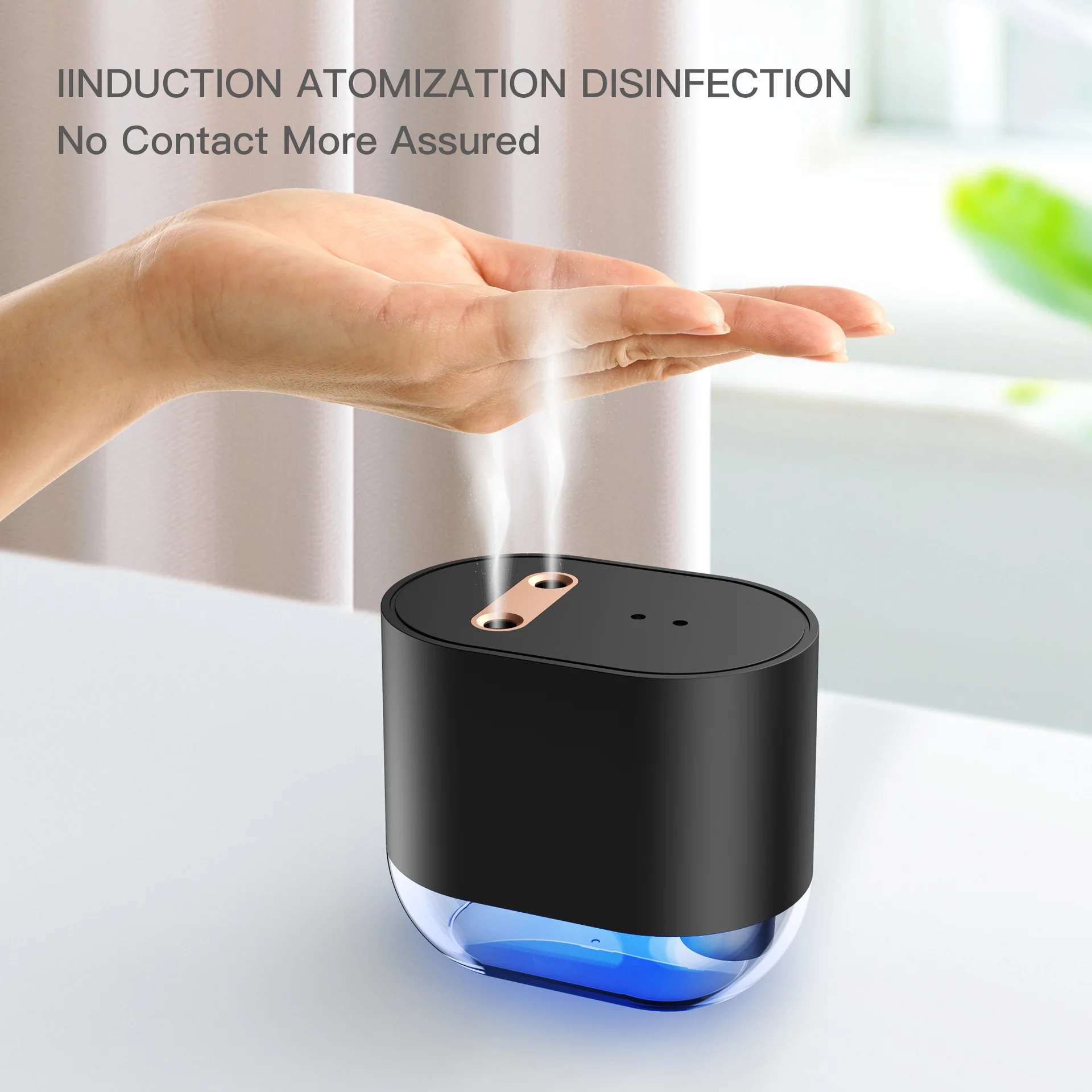 

Smart Induction Spray Disinfector Non-contact Alcohol Sanitizer Infrared Automatic Induction Alcohol Atomizer Sterilizer