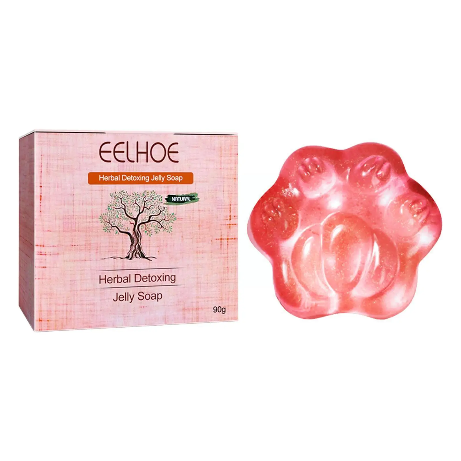 

90g Herbal Detox Soap Cleaning Nourishing Oil-Control Treatment Removal Soap Acne Mite Soap Jelly Slimming Whitening C9A9