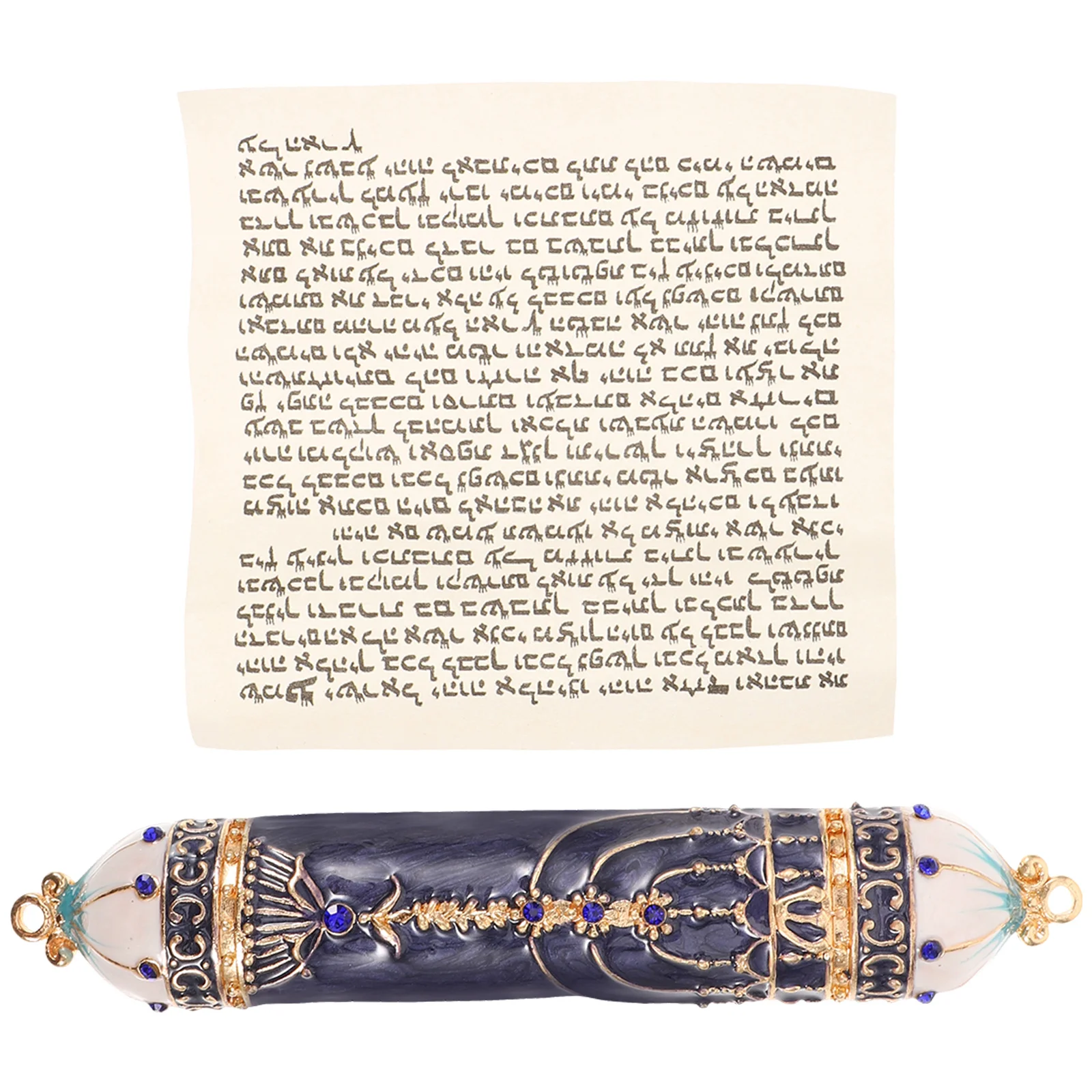 Передняя дверь Дверной столб Прокрутка Винтажный декор Католическая молитва