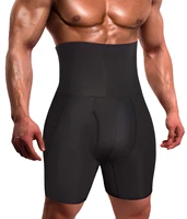 mens boxer briefs tummy control shorts high waist slimming body shaper compression shapewear belly girdle corrective underwear