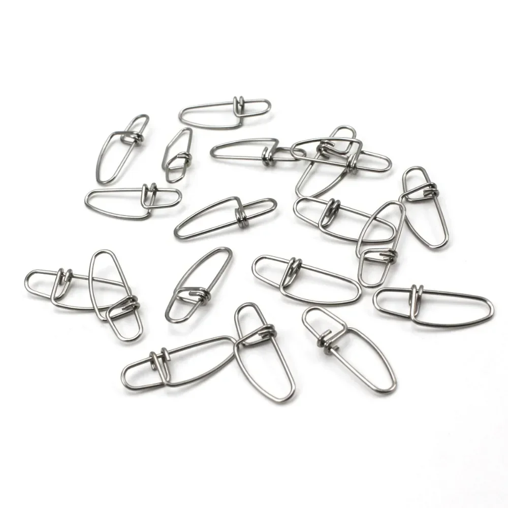 100 шт. булавка для рыболовной приманки Luya разъем рыболовного крючка из