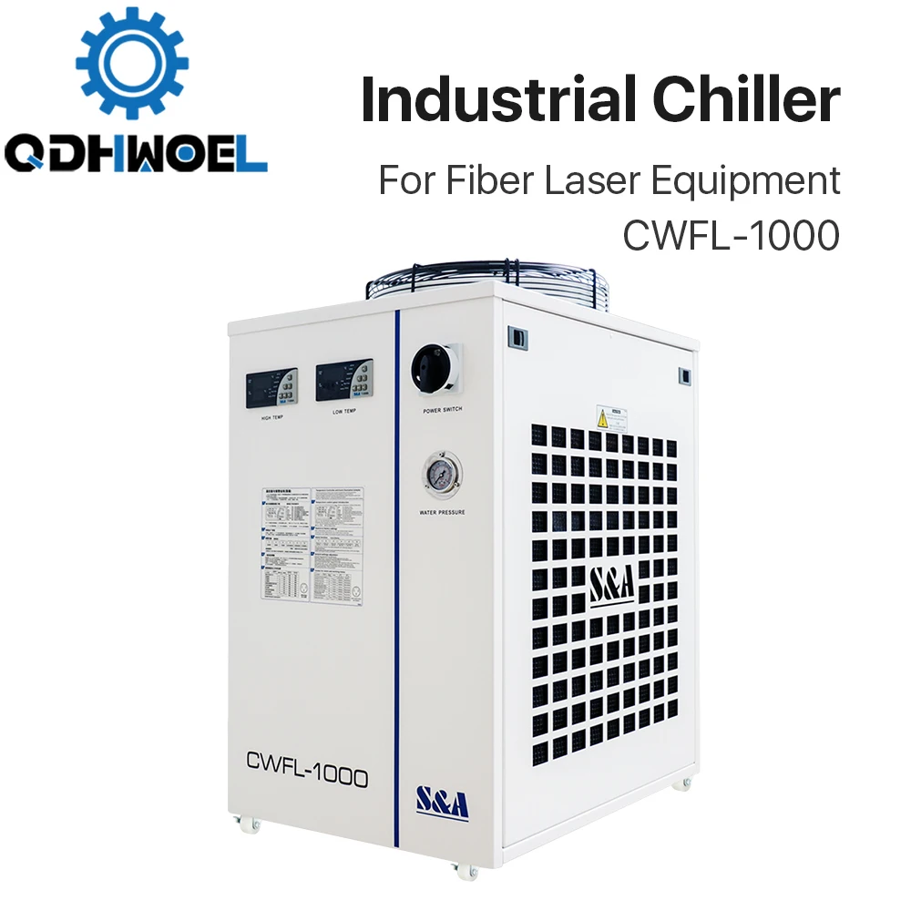 Промышленный Воздушный водяной охладитель S & amp A CWFL-1000AN & 1000BN для волоконного лазерного гравировального станка