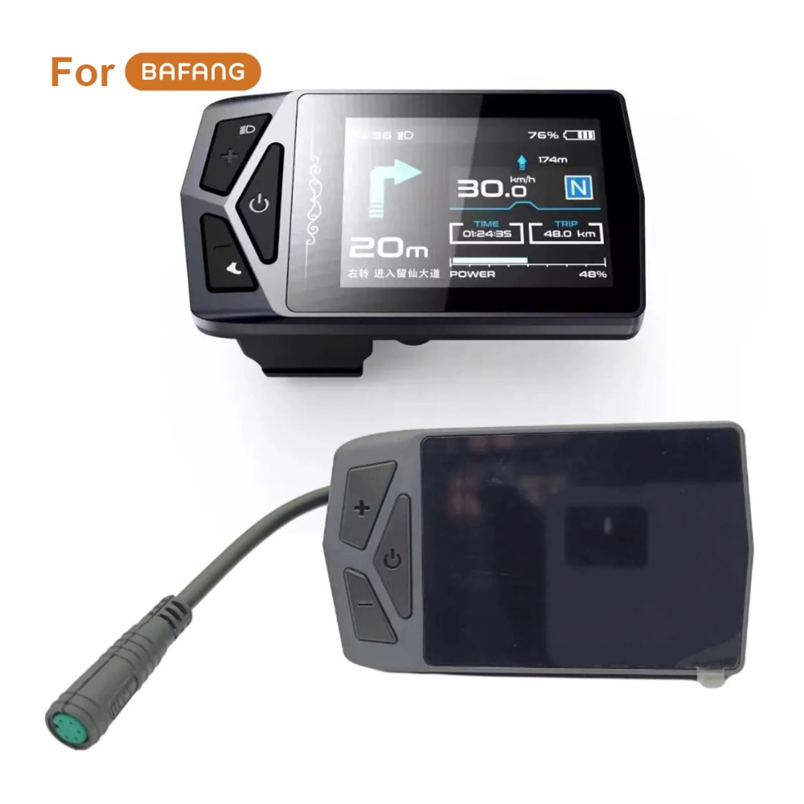 

Durable Cycling Outdoor Sports Electricbike Display Display 1 Set 86.8*50.5*12.5mm Accessories LCD M5 Connector