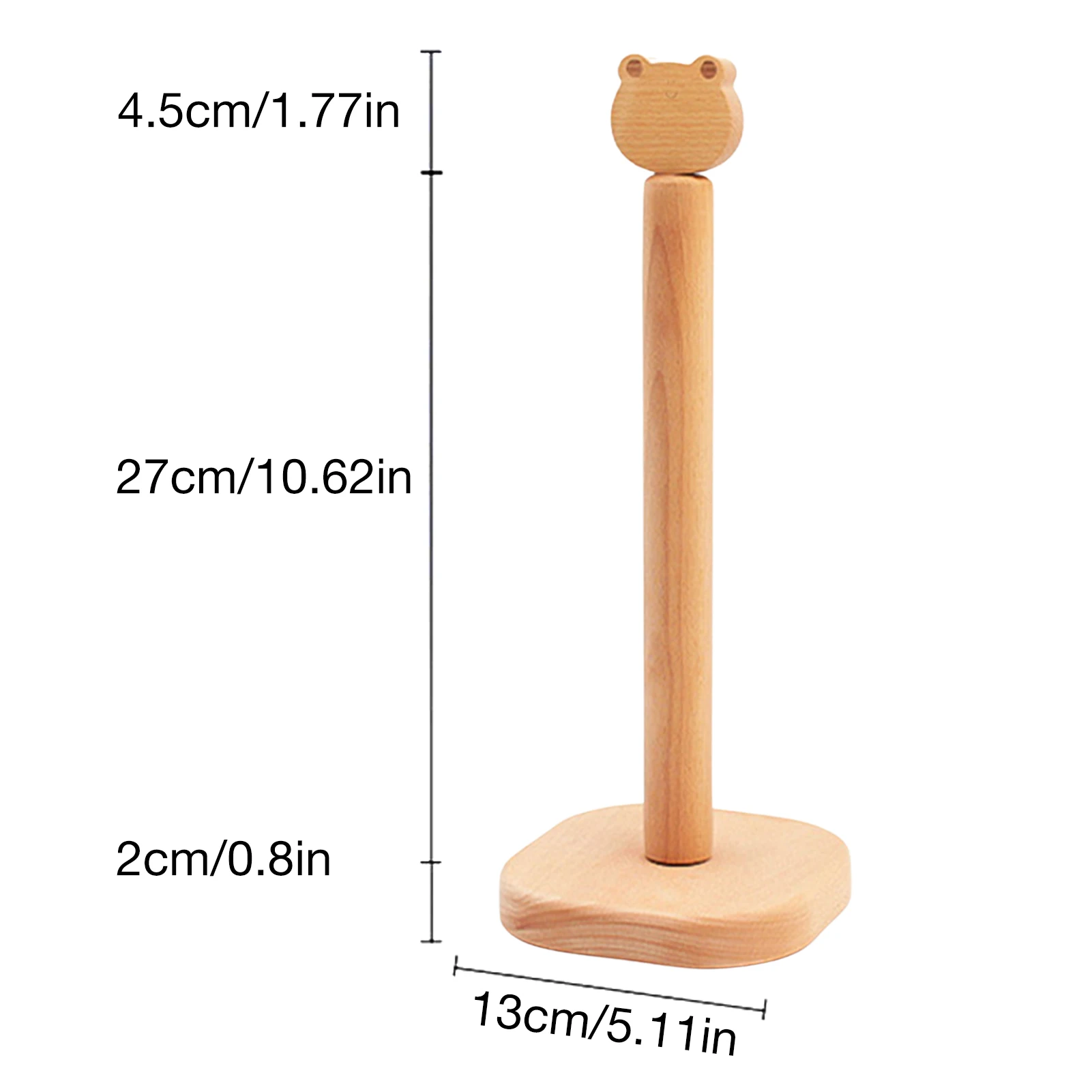 Держатель для бумажных полотенец держатель рулонов деревянная подставка