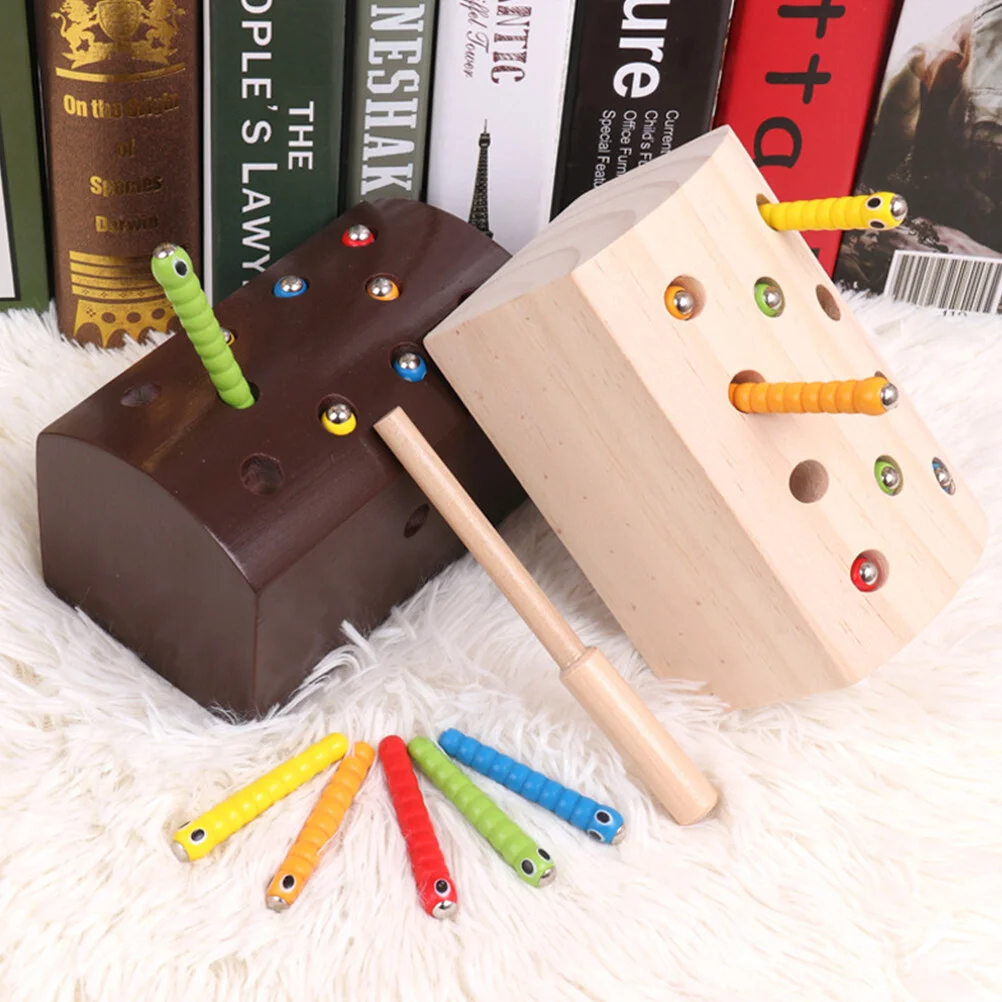 

Fishing Game Toy Accessory Kid Toys Toys Puzzle Worms Baby Wooden