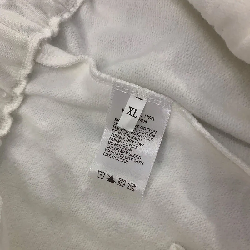 Спортивные брюки Kanye West в стиле хип-хоп Свободные повседневные хлопковые с