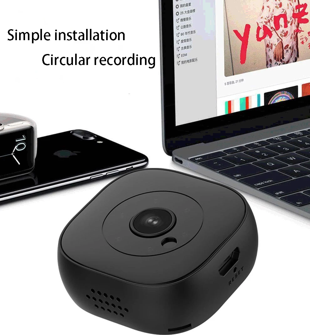 

Wireless Wifi HD Monitoring 1080P Intelligent Network Camera 4K H9 Night Vision Infrared Remote Security Network Camera