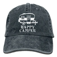 baseball cap happy camper 1 women golf hats adjustable dad hat