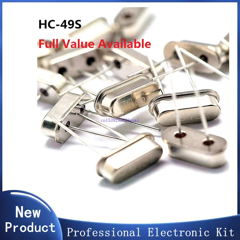 

10 пассивных кварцевых генераторов 16/16.000/18.432/20/22.1184/24/25/26/27/27.145/28/30/32/32.768/38/40/48/50/64 МГц/МГц