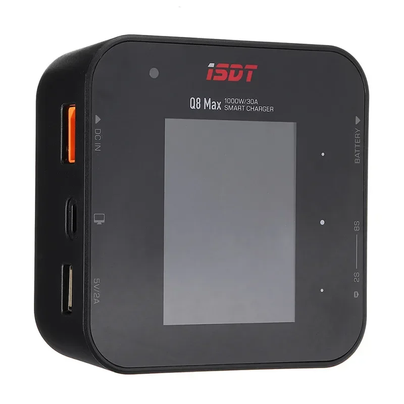 ISDT Q8 Max BattGo 1000 Вт 30 А Высокомощное балансное зарядное устройство Разрядник для 1-8S
