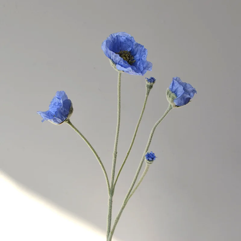 

Искусственные цветы маки LINANUO, 5 шт.