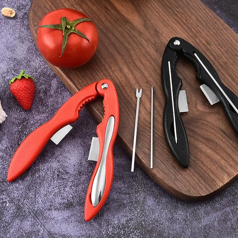 

Seafood Tools Crab Cracker Lobster Shellers Crab Leg Cups Stainless Pick Kitchen Accessories Steel Gadge Forks Sets Sauce E B6V2