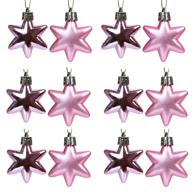 

Декоративные подвески-звезды 12 шт