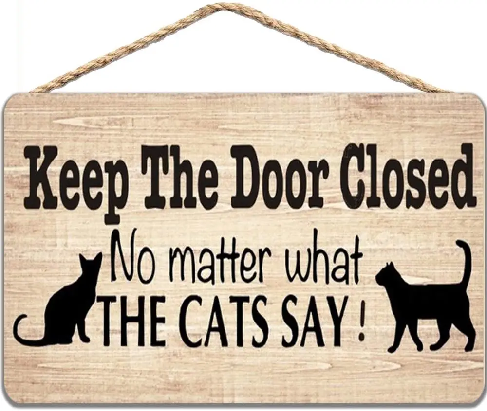 

Wooden sign pet accessories please keep the door closed home decoration farmhouse home decor