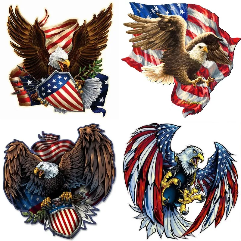 5D Diamond Painting Kit United States Army Bald Eagle and Flag Full Square&ampRound Embroidery Mosaic Cross Stitch Paint