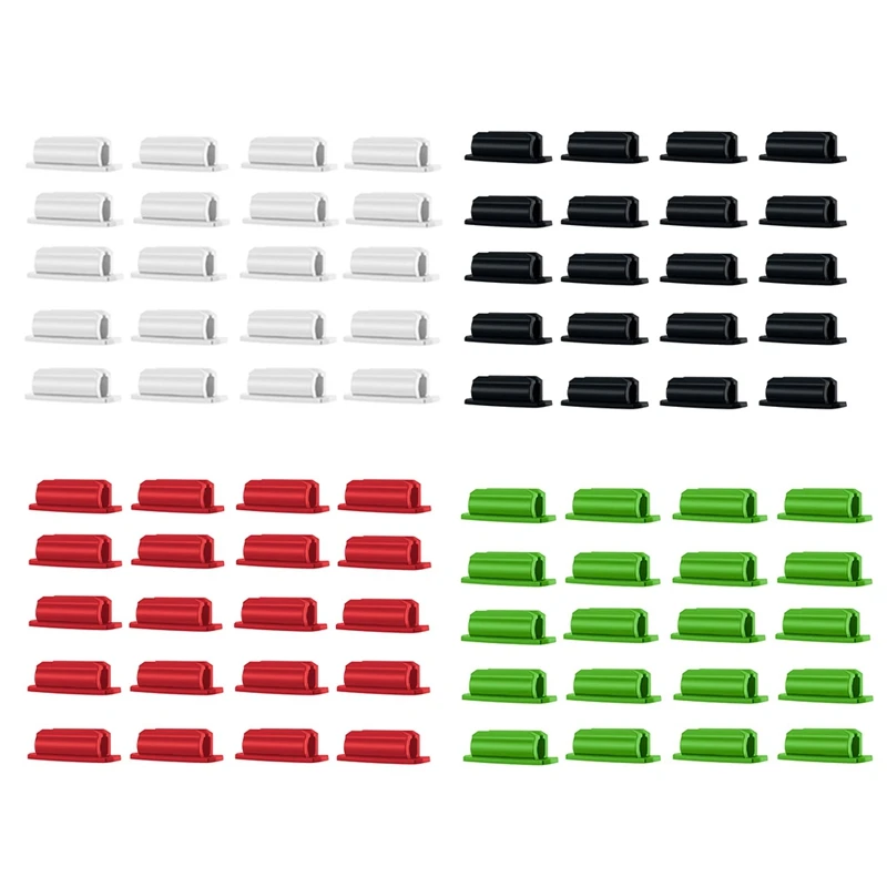 

Держатель ручки набор из 20 клейких элементов для стола и других поверхностей, белый, прочный, простой в установке