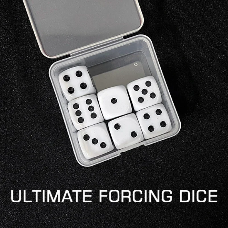 Ultimate Forcing Dice Крупным планом Волшебные трюки Сила Номер Магия Салон Иллюзии Уловки