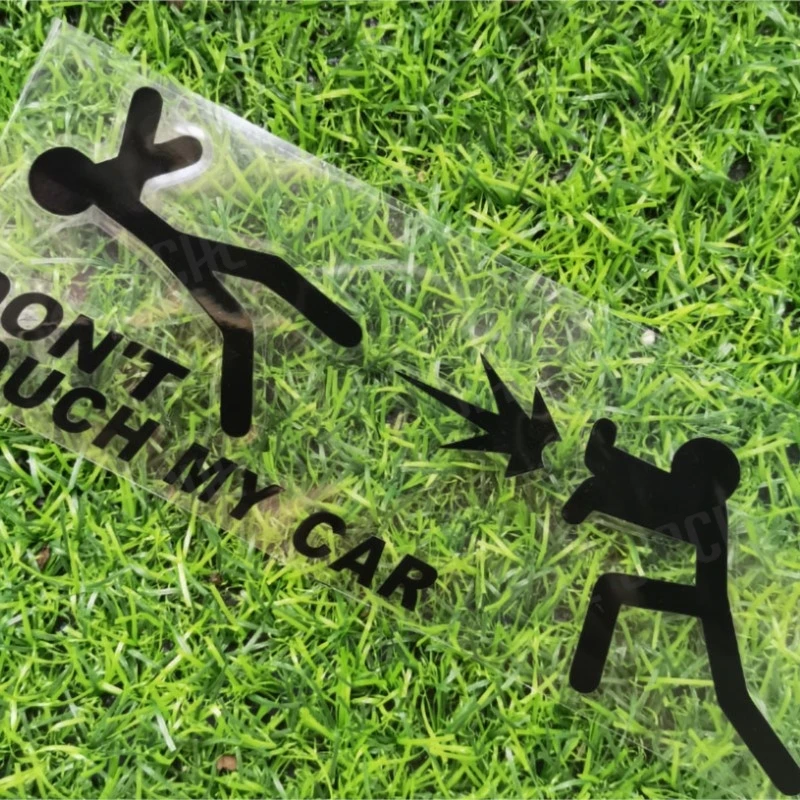 Забавная наклейка на автомобиль Не прикасайтесь к моей машине креативная авто