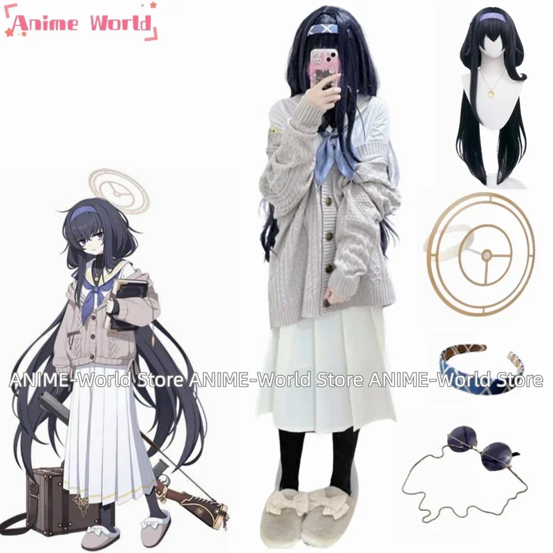 Косплей Костюм Козеки Юи из игры голубой архив размер на заказ женский милый