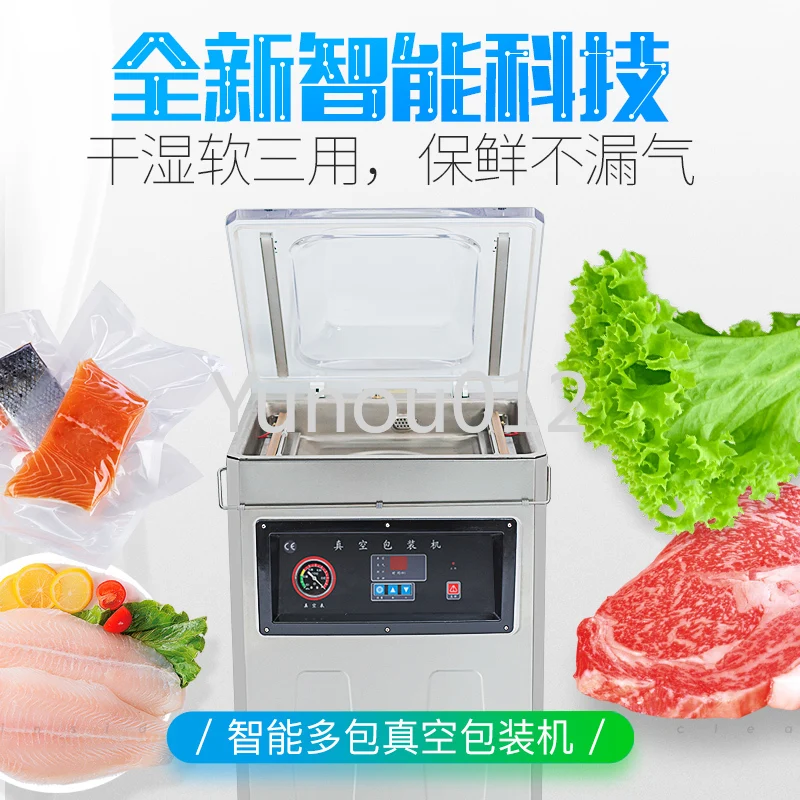 Вертикальная вакуумная машина DZ500 Машина для вакуумной упаковки пищевых