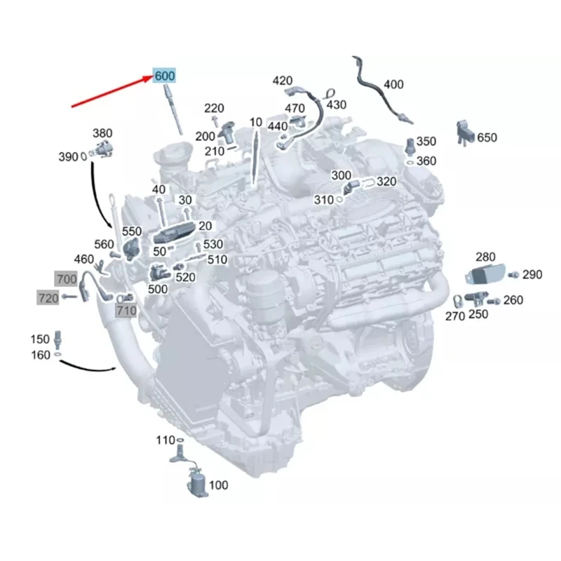Автомобильная свеча зажигания накаливания для W166 W176 W204 W205 W212 W213 W221 запасные
