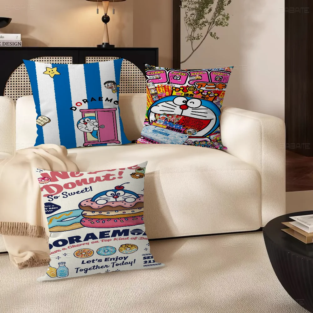 Наволочка Doraemon для спальни и гостиной дивана декоративная наволочка