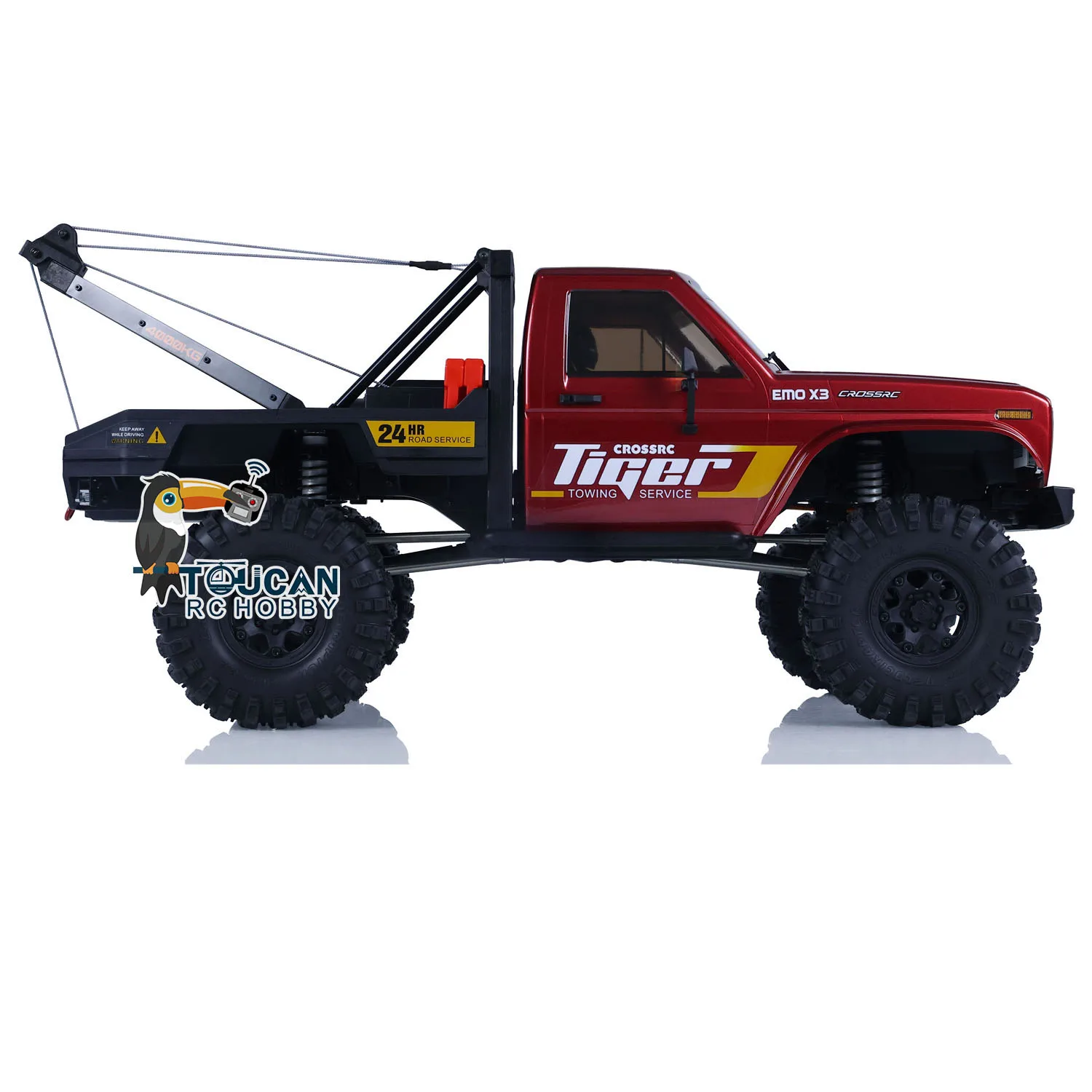 Фото 1/8 CORSSRC EMO X3 Гусеничные машинки с дистанционным управлением 4WD RC Буксировочный спасательный автомобиль 4x4 Модель автомобилей с беспроводным управлением Игрушки для взрослых №4