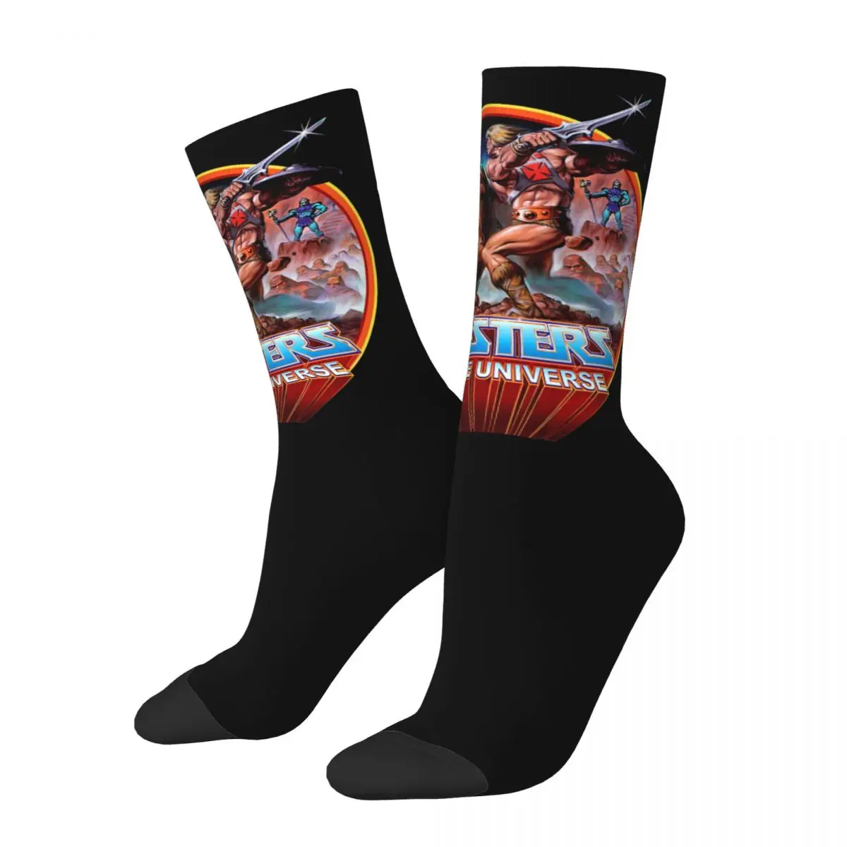 

Unisex Master Of Universe He-man Rock Warriors Socks Super Soft Casual Cartoon MOTU Socks High Quality Merch Small Gifts