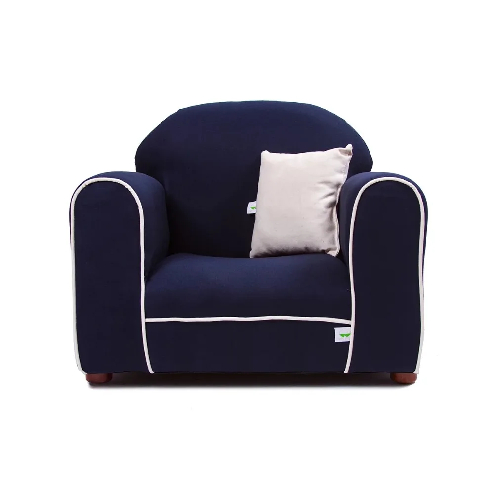 

Детское кресло премиум-класса, современные кресла для гостиной, синее кресло, индивидуальное кресло для спальни, мебель, одиночный диван, для отдыха