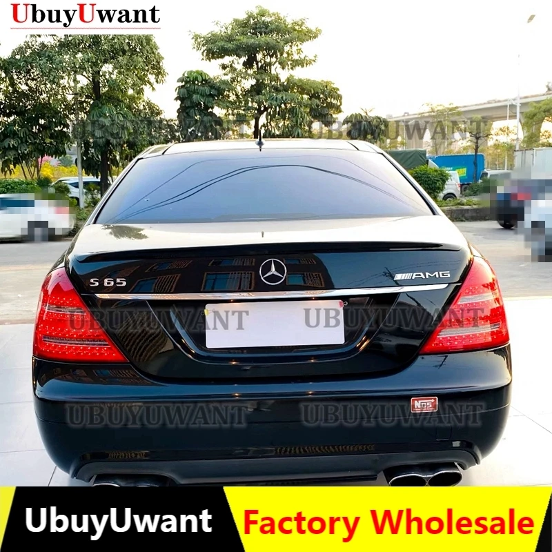 

CAR Styling ABS For Mercedes Benz S Class W221 2008-2012 CAR ABS Car Rear Wing Spoiler Rear Trunk Boot Wing Lip Spoiler