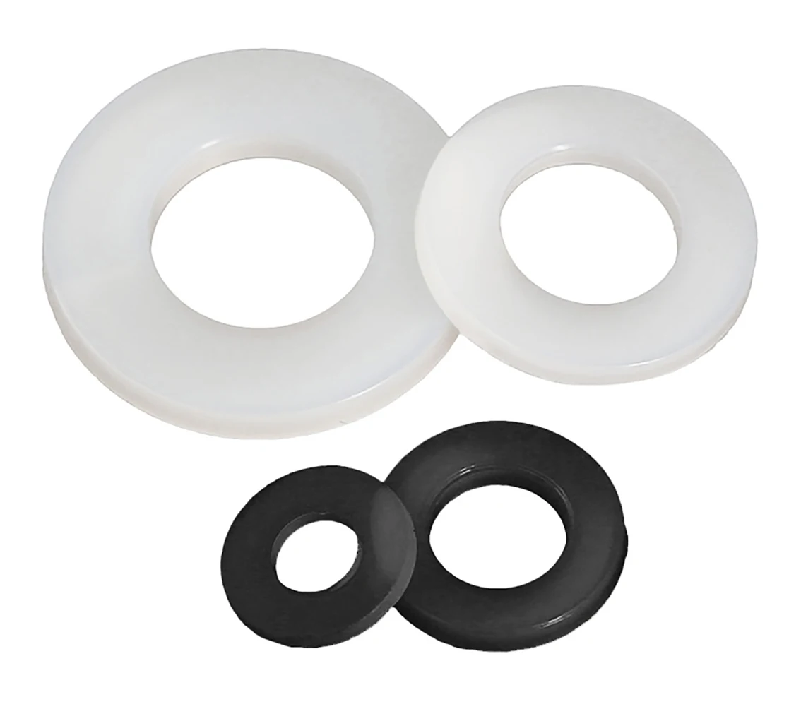 

Black/White Nylon Flat Washer M2 M3 M4 M5 M6 M8 M10 M12 M14-M20 Insulation Plastic Plane Spacer Gasket O Ring Washer For Screw