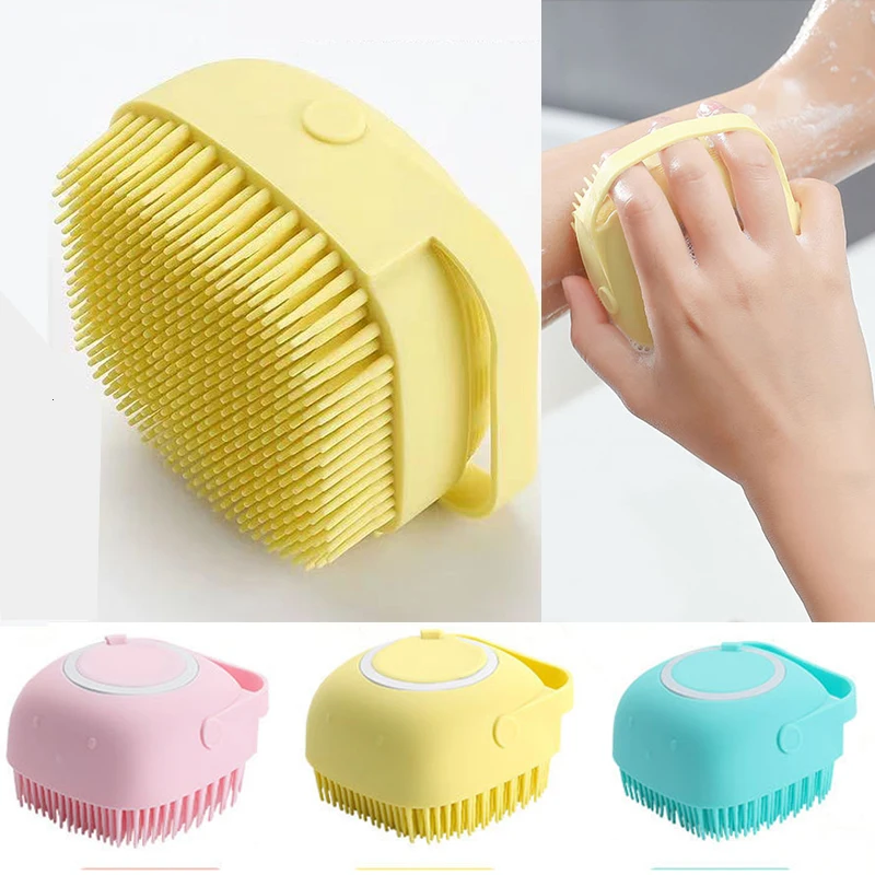 Силиконовые щетки Массажная щетка для тела пояс ванны отшелушивающие мытья кожи