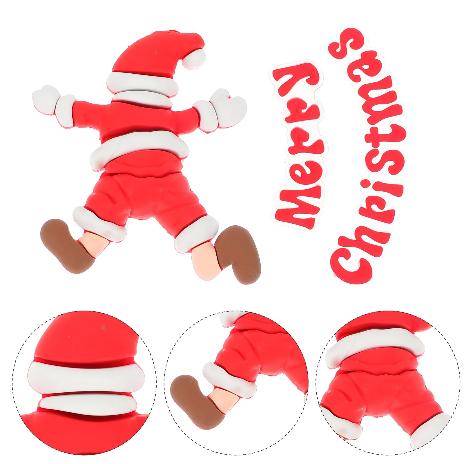 

1 Set Party Xmas Delicate Unique Cake Decor for Decor Christmas Cake
