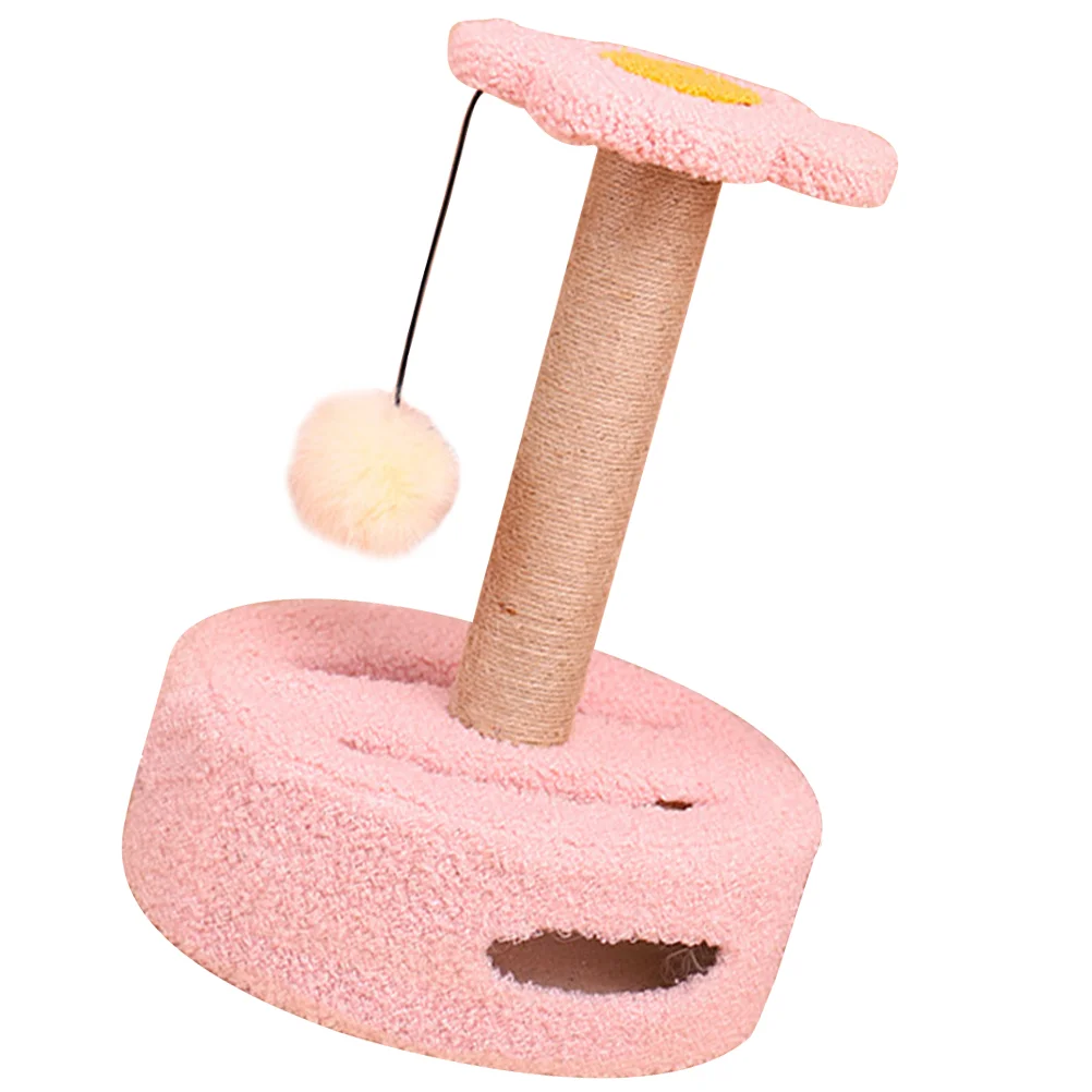 

Когтеточка для котят с подвесным шариком, котята, кошачья Когтеточка для дома