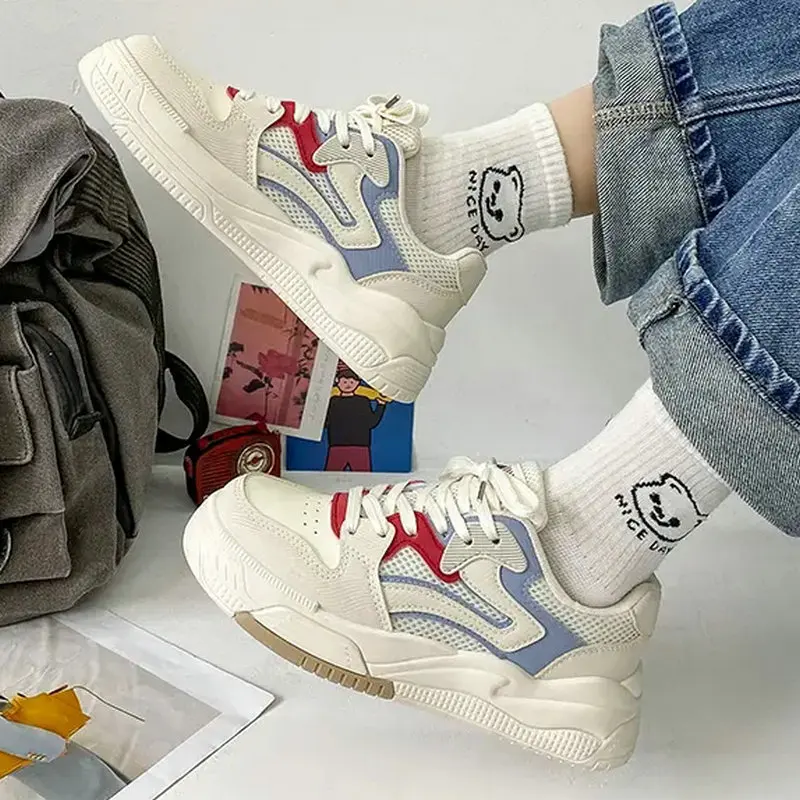 2023 New Summer Women Shoes Fashion Simple Breathable Mixed Colors Popular personality Casual Board Women Shoes Chaussure Femme